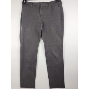 Old Navy Pixie Pants Womens 31x24 Charcoal Gray Mid Rise  Tapered Ankle Dress